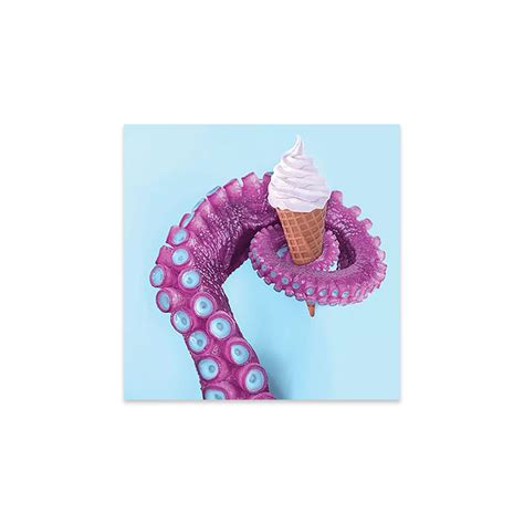 Latitude Run® Octopus Ice Cream By Paul Fuentes Unframed Graphic Art