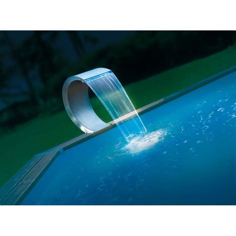 Cascade Lame D Eau Mamba Ubbink Avec Led Inox L Taille Xl Haut Cm