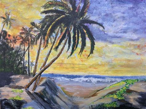 Sunset Beach Sketch At Paintingvalley Explore Collection Of