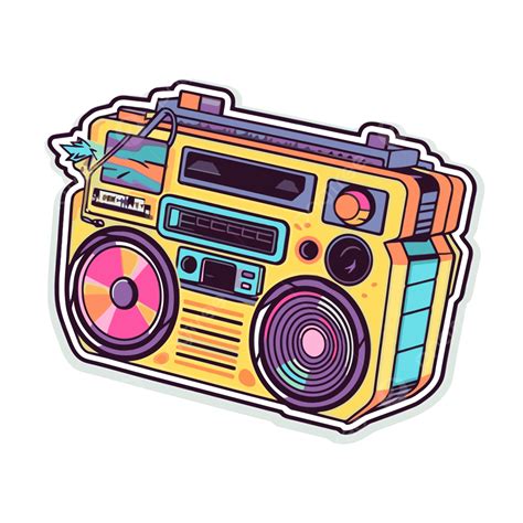 Enjoying Music Clipart Boombox