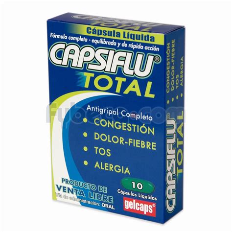 Capsiflu Total Cap Liquidas 250 Mg C 10 Suelta Fybeca