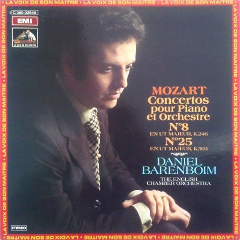 Mozart Daniel Barenboim The English Chamber Orchestra Concertos