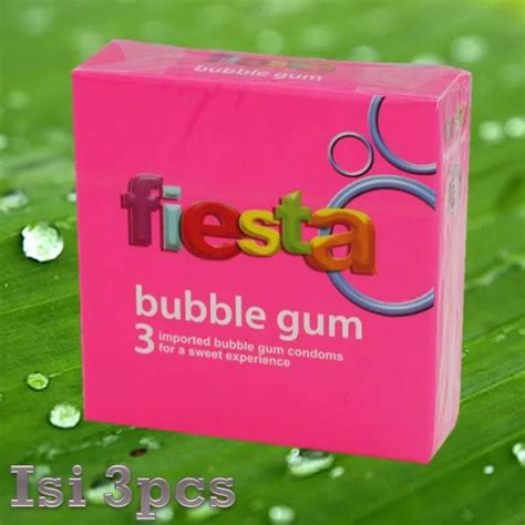 Kondom Fiesta Bubble Gum Isi 3 Pcs Lazada Indonesia