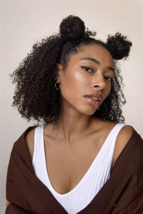 49 Cute And Sweet Space Bun Hair Ideas - Styleoholic