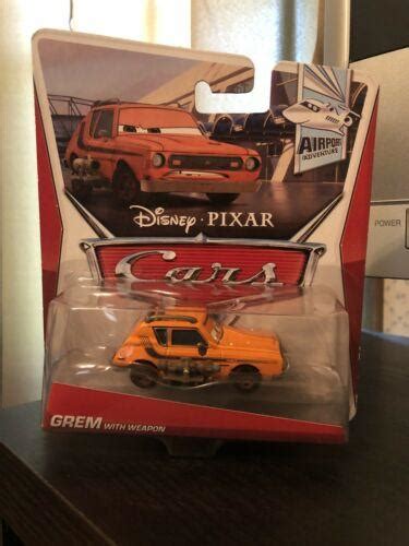 DISNEY PIXAR CARS 2 GREM W/WEAPON MATTEL TOY FACTORY SEALED AIRPORT ADVENTURE | #3760044706