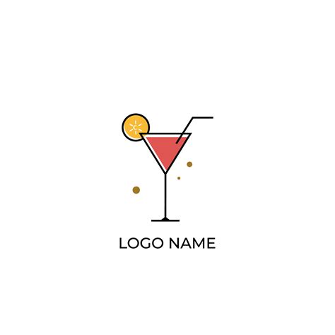 Cr Ation De Vecteur De Logo Cocktail Art Vectoriel Chez Vecteezy