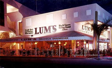 Late 1950s Early 1960s A Lums Restaurant One Of 5 On Miami