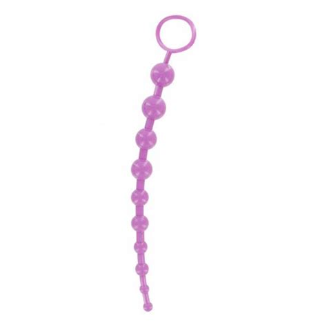 Long Anal Beads Purple GuysPalace