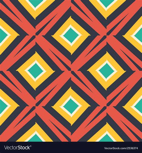 African Geometric Pattern Royalty Free Vector Image