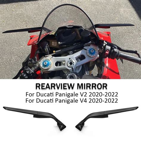 Rearview Mirror Stealth Sport Winglet Mirror Kits Adjustable Stealth