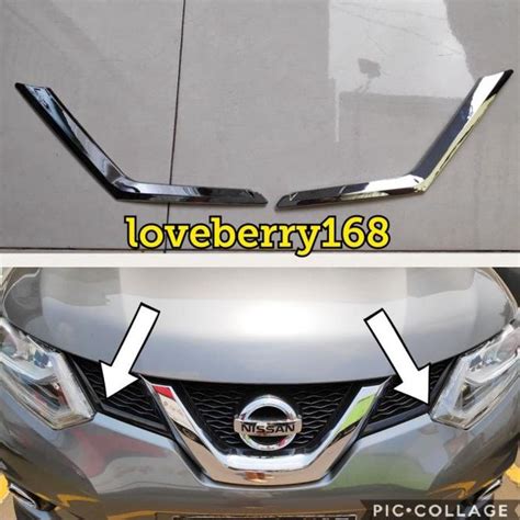 Jual Lis Grill Chrome Grill Ornament Nissan Xtrail T Sebelah Head