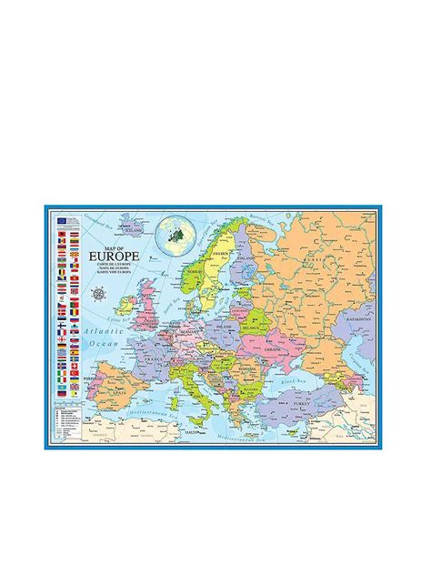 EUROGRAPHICS Puzzle Map Of Europe 1000 Teile Bunt