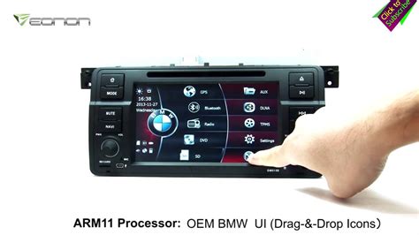 Eonon GM5150 BMW E46 Car DVD GPS With Screen Mirroring OEM BMW UI