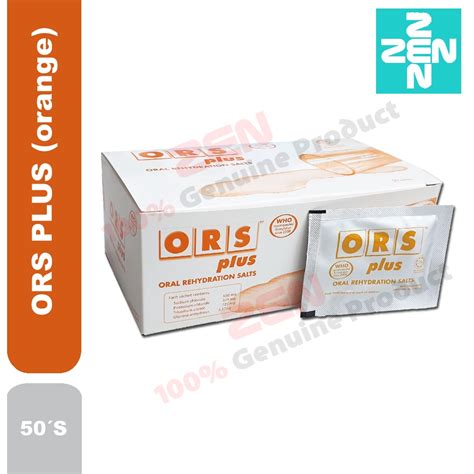 ORS PLUS ORAL REHYDRATION SALTS 50S Shopee Malaysia