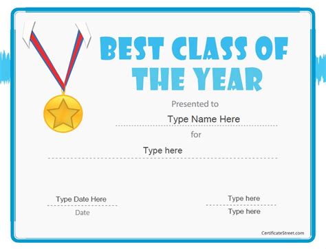 Classroom Certificates Templates 7 Templates Example with regard to ...