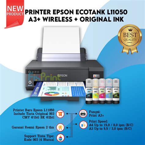 Jual Printer EcoTank L11050 A3 Epson Wireless Wifi Pengganti Printer