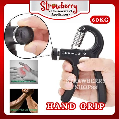 Jual Handgrip Adjustable 5 60 Kg Hand Grip Alat Latihan Otot Tangan