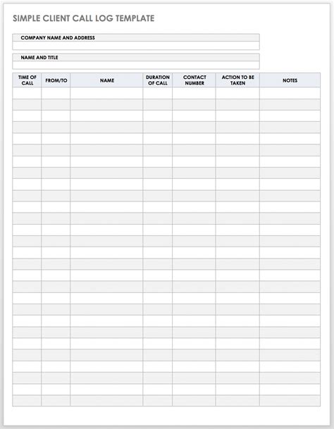 Free Client And Customer List Templates Smartsheet