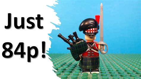 Review Napoleonic British Bagpiper Lego Compatible Figure From