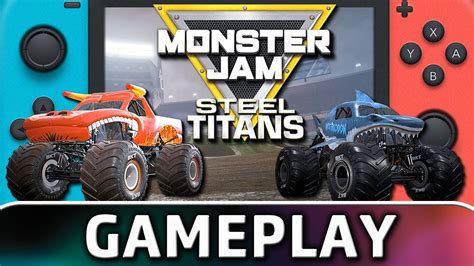 Monster Jam Steel Titans | 5 Minutes of Gameplay on Nintendo Switch ...