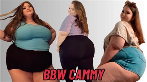 Cammy American Plussize Fashion Model Instagram Bbw Celebrity Body