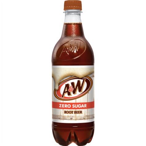 Aandw Root Beer Zero Sugar Soda 6 Bottles 169 Fl Oz King Soopers