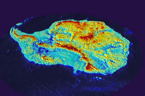 Bedmap2 A Detailed View Of Antarcticas Landmass Spaceref