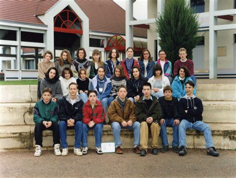 Photo de classe 4ème5 1993 1994 de 1994 Collège Marie noël Copains d