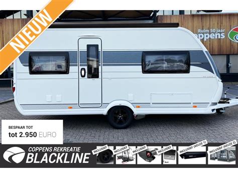 Hobby De Luxe 460 Ufe 2023 Blackline Actie Bij Coppens Rekreatie Te