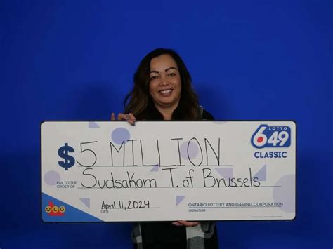 Huron County Woman Cashes In Big Million Prize Shoreline Classics Fm