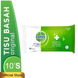 Jual Best Tisu Basah Dettol Original Lembar Wet Tissue Wet Wipes