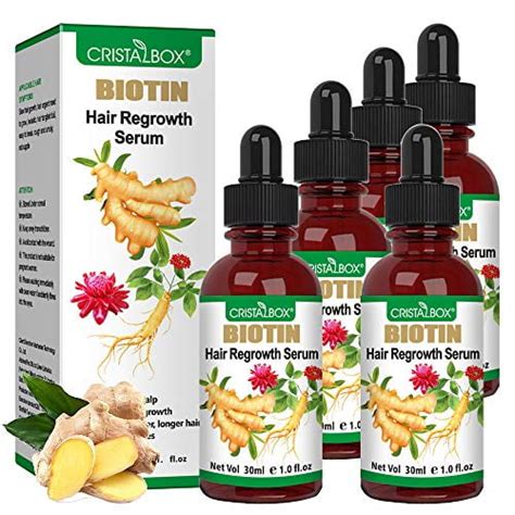 5 Pack Hair Growth Serum2021 Biotin Hair Growth Oilhair Regrowth