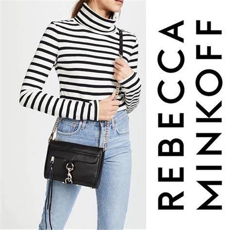 Rebecca Minkoff Bags Rebecca Minkoff Mini Mac Crossbody In Black