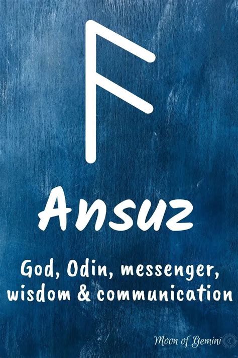 Ansuz Is The Rune Of Odin As A Signal Of A Messenger Coming Towards