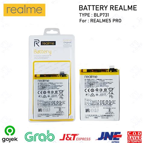 Jual BATREI BATTERY ORIGINAL 99% REALME BLP731 REALME 5 PRO | Shopee ...