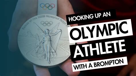 Hooking Up An Olympic Athlete With A Brompton Bicycle Youtube