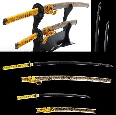 Samurai Sword KINUN DAISHO SET Katana＆Wakizashi for sale | Samurai ...