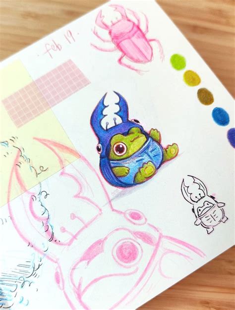 Get More From Chetom On Patreon Whimsical Art Journal Marker Art