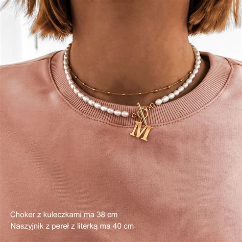 Naszyjnik Choker Z Kuleczkami My Way Chokery Naszyjniki Bi Uteria