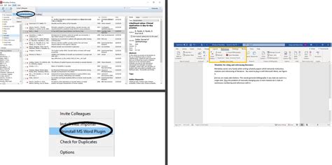 cara menyambungkan mendeley dengan word 3