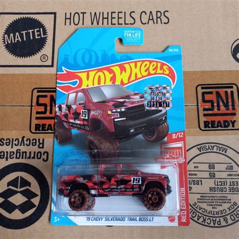 Jual Hot Wheels 19 CHEVY SILVERADO TRAIL BOSS LT RED EDITION Shopee Indonesia