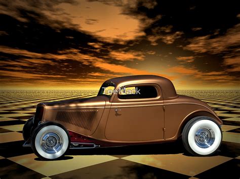 1934 Ford Copper Tone Hot Rod By Teemack Redbubble