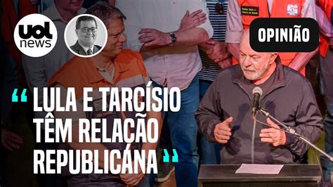 Lula e Tarcísio têm relação republicana que Brasil não viu nos últimos