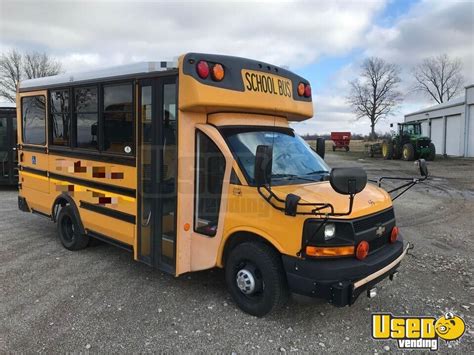 2014 Chevrolet Express 3500 School Bus | Passenger Bus with Wheelchair ...