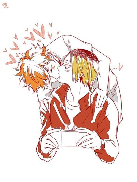 Pin By ♧ On Otp Kenhina Haikyuu Fanart Haikyuu Anime Haikyuu