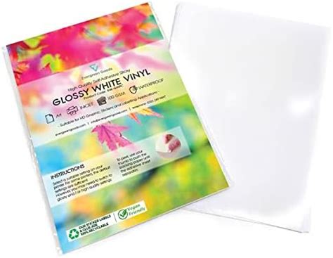 Evergreen Goods Ltd 100 Feuilles De Papier Blanc Brillant Pour