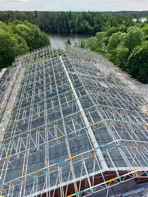 Weather protection scaffolding Rådmansö Sweden Lars Igelström Flickr