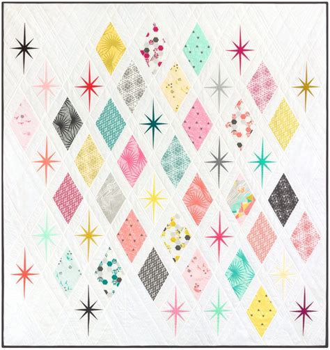 The Atomic Starburst Quilt Pdf Pattern — Violet Craft Paper Piecing Patterns Foundation Paper