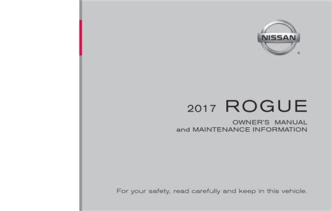 Nissan Rogue Owners Manual Pdf For Free