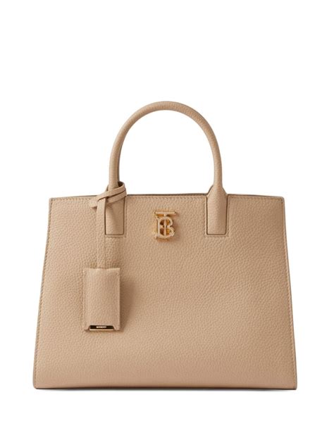 Burberry Frances Leather Tote Bag Farfetch